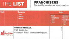 NorthStar Moving LABJ Top Franchise 2021